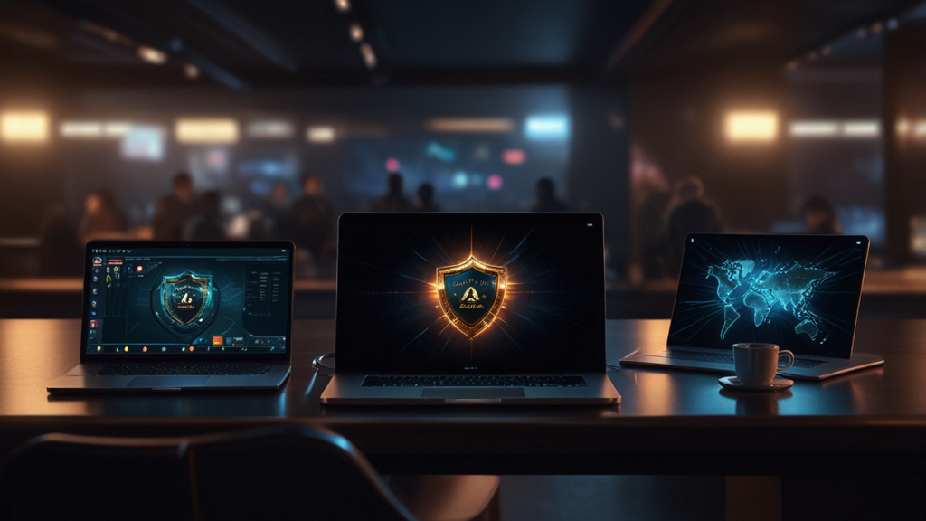 Plusieurs appareils montrant la compatibilité et la sécurité de l’app WinBit